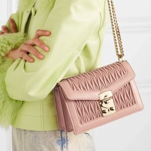 Miu Miu confidential pink bag
